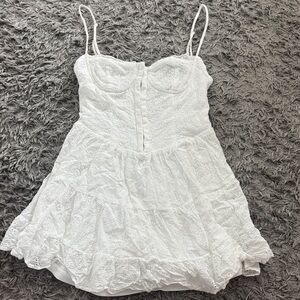 White mixology summer dress